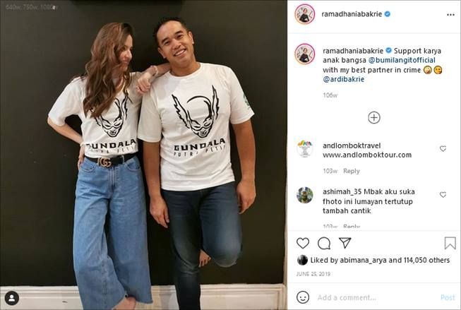 Gaya Nia Ramadhani dan Ardi Bakrie dalam berbagai kesempatan. (Instagram/@ramadhaniabakrie)