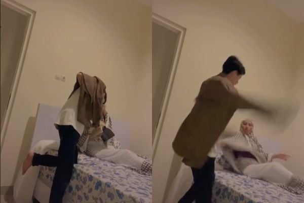 Viral Bocah Salim Pamit ke Ibu Mau Pergi Mabuk. (TikTok)