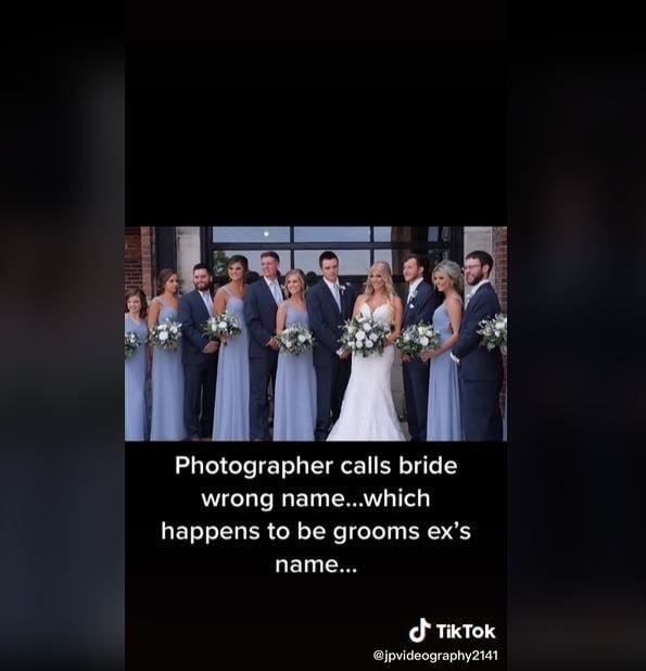 Viral Fotografer Sebut Nama Mantan Pacar Pengantin Pria, Bikin Canggung (tiktok.com/@jpvideography2141)