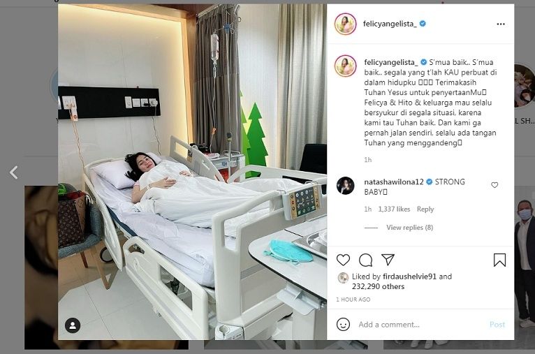 Unggahan Felicya Angelista [Instagram]