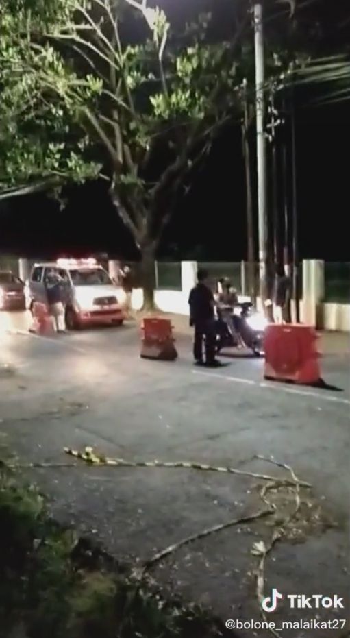 Viral warga sosialisasikan pelarangan penggunaan sirene ambulans. (TikTok)