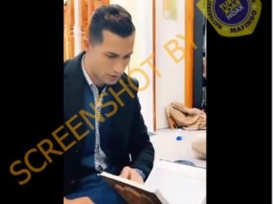 CEK FAKTA Video Cristiano Ronaldo Baca Al Quran di Masjid. (Turnbackhoax.id)