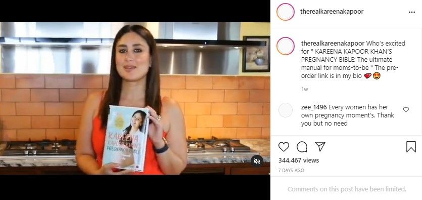 Fakta buku Kareena Kapoor yang tuai kontroversi. (Instagram/therealkareenakapoor)