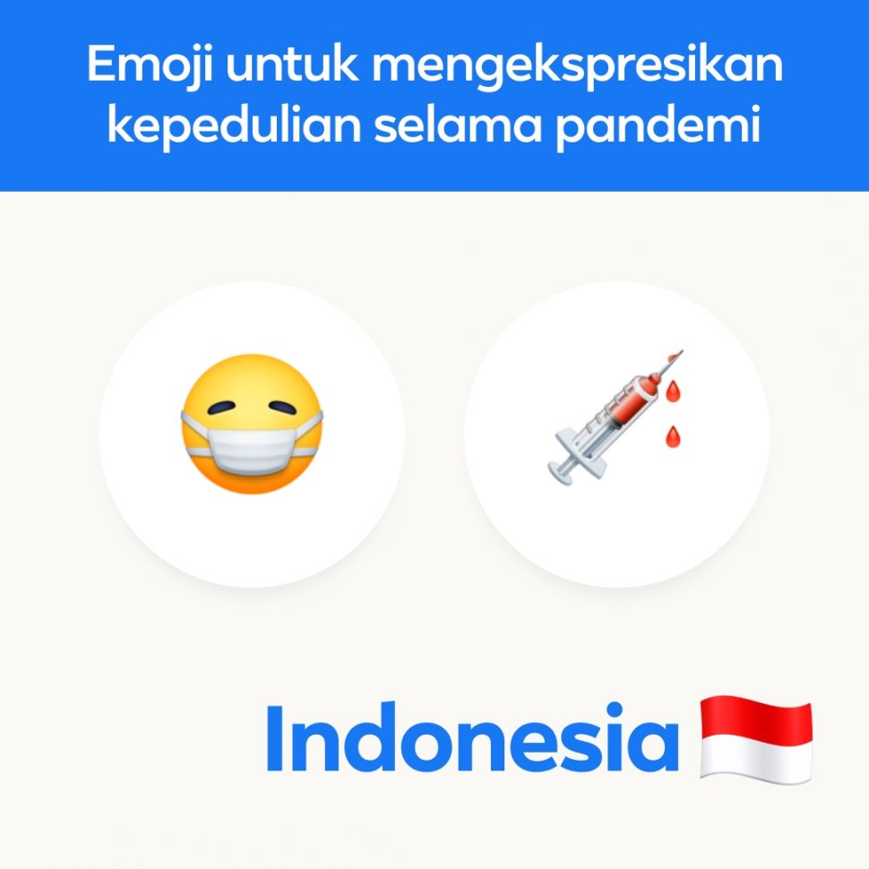 Emoji untuk mengekspresikan kepedulian selama pandemi. (Facebook)