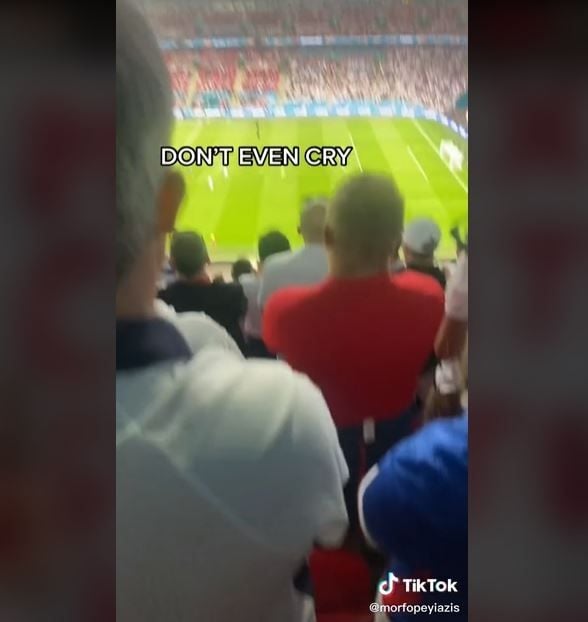 Pacar Selingkuh, Wanita Ini Balas Dendam saat Final Euro 2020 (tiktok.com/@morfopeyiazis)