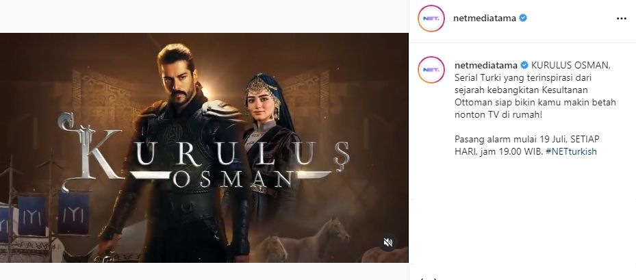 Sinopsis Kurulus Osman (Instagram/@netmediatama)