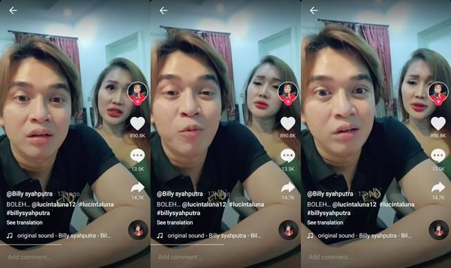 Lucinta Luna bahas soal izinkan anak oplas. (TikTok/@bilsky16)