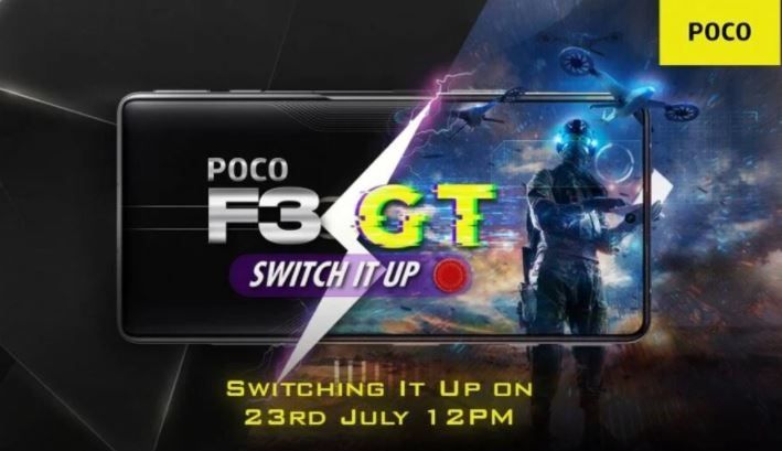 Teaser POCO F3 GT. (POCO India)