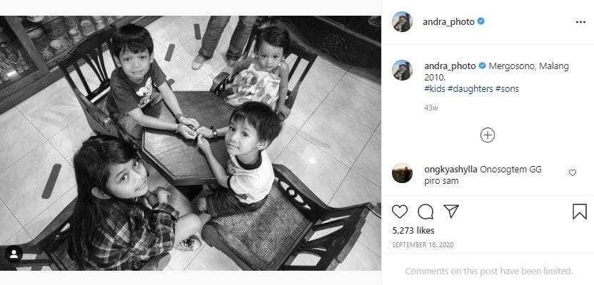 Potret Yasmeen Fadilah anak Andra Dewa 19. (Instagram/andra_photo)