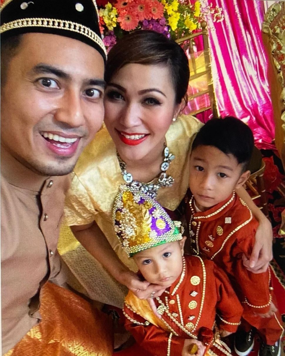 Rio Febrian dan istri [instagram]