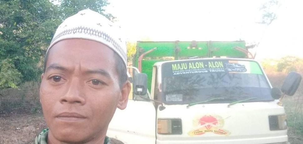 Potret Opek Maju kembaran Reza Arap. (Facebook/Opek Maju Alon Alon)