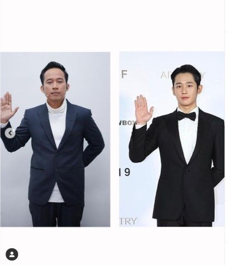 Denny Cagur dan Park Seo Joon (Instagram)