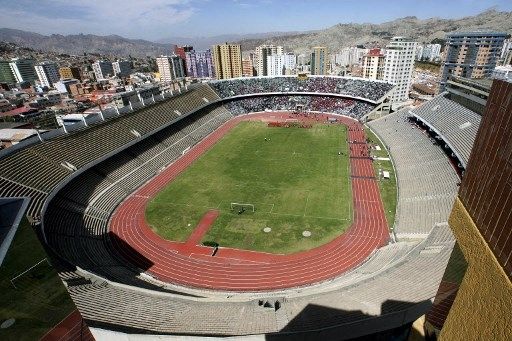 Stadion Hernando Siles, markas Timnas Bolivia. (AIZAR RALDES / AFP)