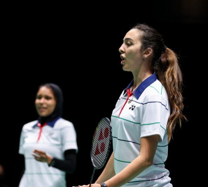 Pebulutangkis yang merupakan anggota DPR Messir, Hadia Hosny. (Dok. bwfbadminton)