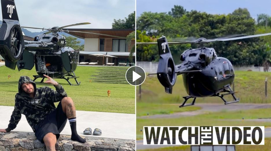 Neymar belanja helikopter. (The Sun)