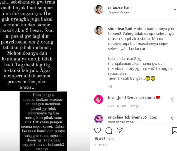 Akun instagram istri pramugara yang viral digerebek bersama selingkuhannya [instagram]