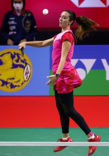 Pebulutangkis yang merupakan anggota DPR Messir, Hadia Hosny. (Dok. bwfbadminton)