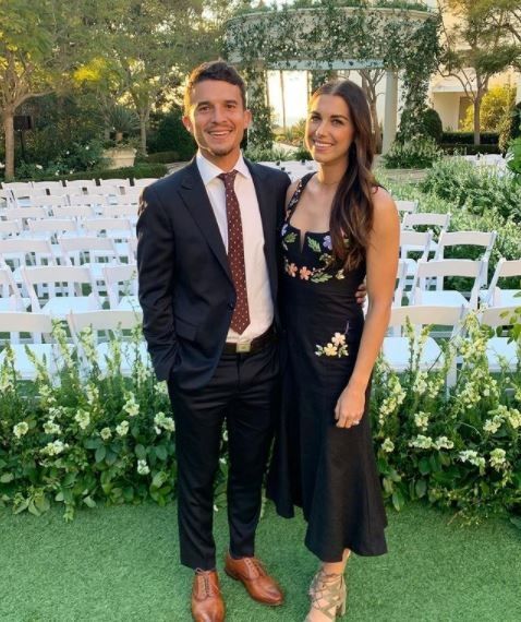 Servando Carrasco dan Alex Morgan. (Instagram/servacarrasco)