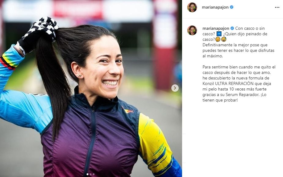 Ratu BMX, Mariana Pajon. (Instagram/marianapajon)