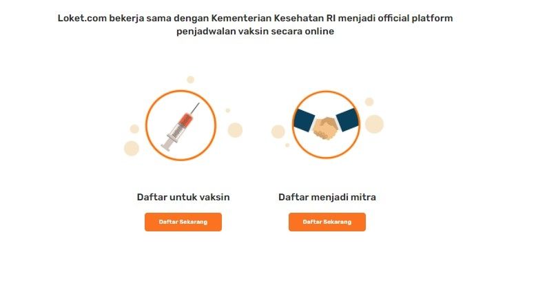 Link daftar vaksinasi COVID-19 gratis untuk umum. hal ini bisa mempermudah vaksinasi COVID-19.