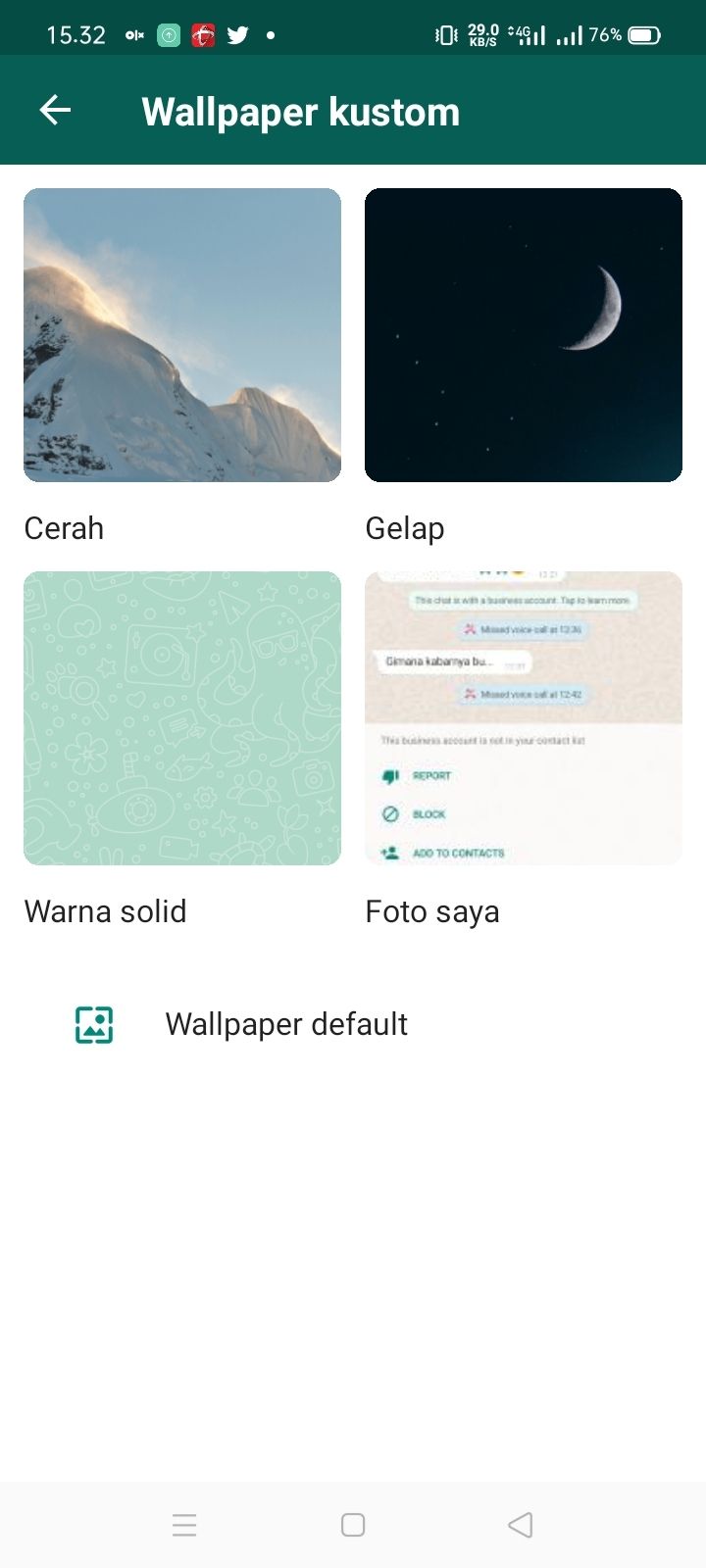 Cara Mengganti Wallpaper di WhatsApp, Tampilan Chat Jadi Tak Membosankan