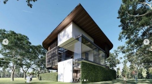 Potret desain rumah Ayu Ting Ting.  (Instagram/arsitek luar angkasa)