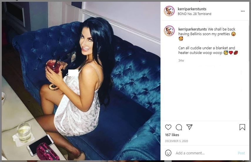 Curhat Kerri Parker, Pemeran Pengganti untuk Adegan Seks (instagram.com/kerriparkerstunts)