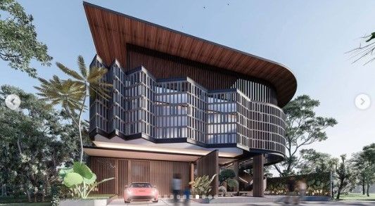 Potret desain rumah Ayu Ting Ting. (Instagram/angkasaarchitects)