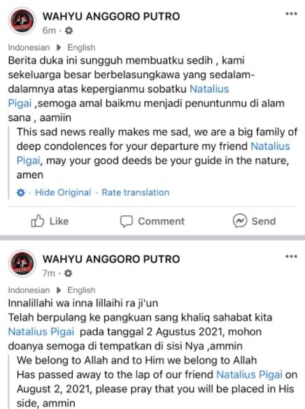 Fakta Natalius Pigai dikabarkan meninggal dunia. (Twitter/NataliusPigai2)