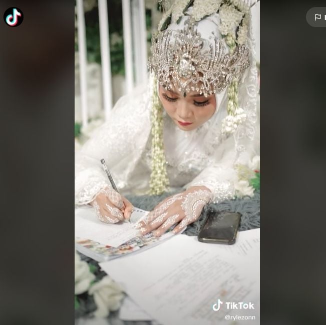 Ujian usai akad nikah (Tiktok)