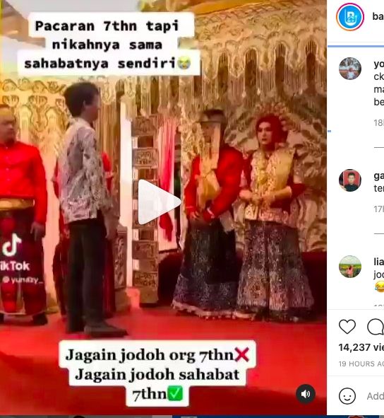 Unggahan tentang pernikahan [instagram]