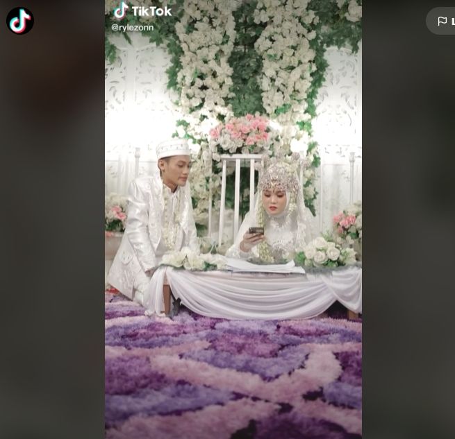 Ujian usai akad nikah (Tiktok)