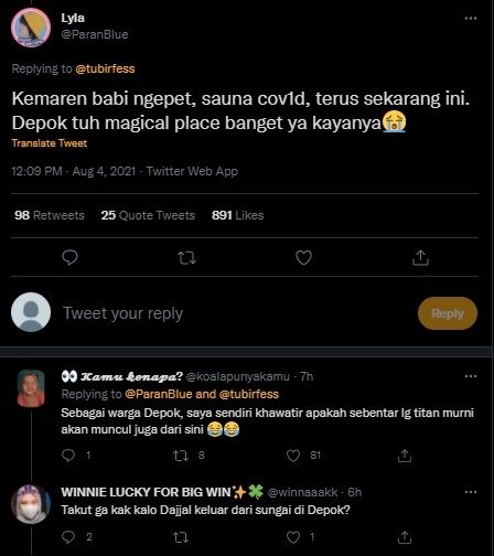 5 Kejadian Viral di Depok Sampai Dijuluki 'Magical Place'. (Twitter)