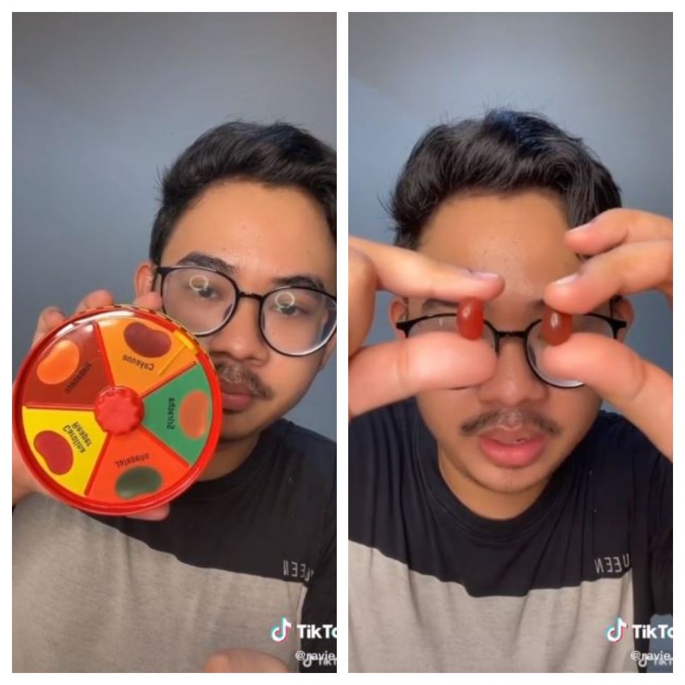 Permen pedas (TikTok @ravie.pie)