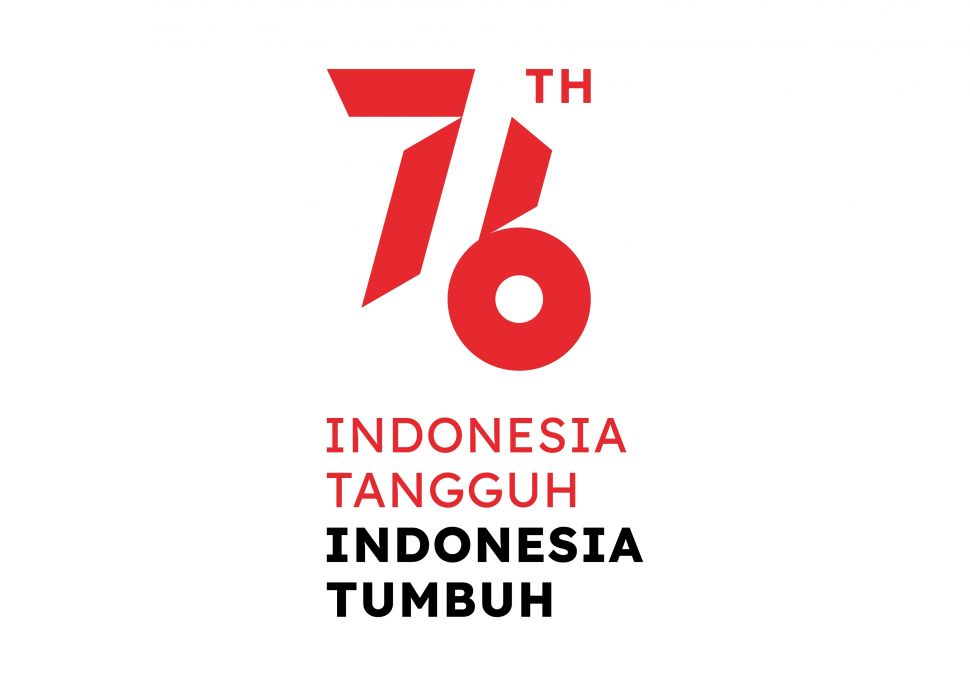 Logo HUT RI 76, Logo HUT RI ke-76 (Sekretariat Negara)