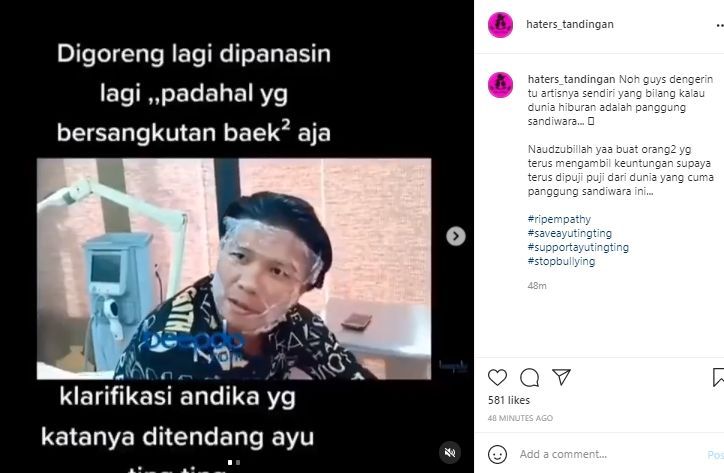 Andika Maesa Kangen Band (Instagram.com)