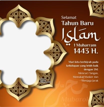 Link Twibbon Tahun Baru Islam 1 Muharram 1443 H paling lengkap. Twibbon Tahun Baru Islam dipasang di Instagram maupun di profil WhatsApp.