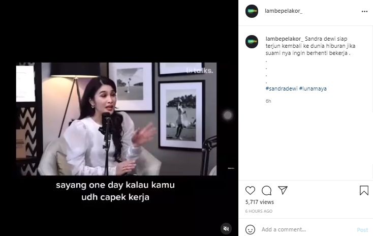 Sandra Dewi (Instagram.com)