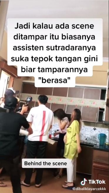 Behind the scene sinetron (TikTok.com)