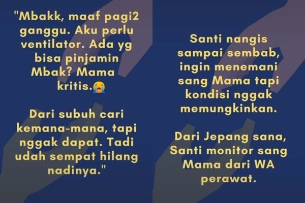 Kisah Pilu Pengorbanan Anak Relakan Ibu Pergi. (TikTok/@susyrizky)