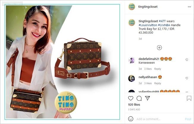 Ayu Ting Ting Punya Satu Tas Mewah Harga Ratusan Juta Rupiah