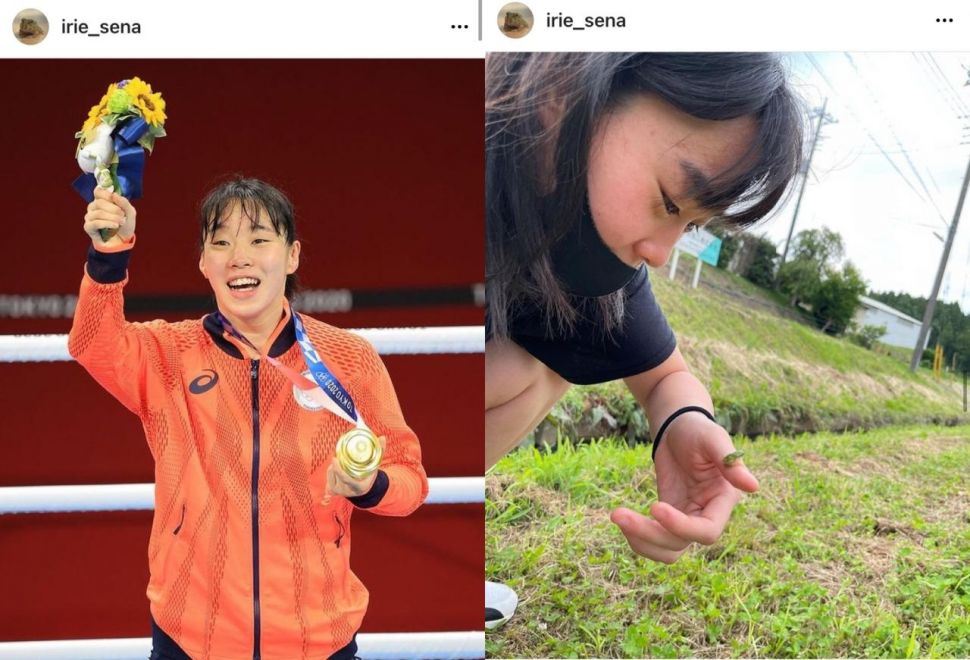 Sena Irie, Peraih Medali Emas Olimpiade yang Terobsesi dengan Katak (Instagram/Irie_sena)