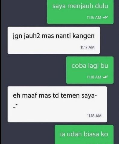 Deretan percakapan ojol dengan pelanggan, bikin garuk-garuk kepala. (Instagram)