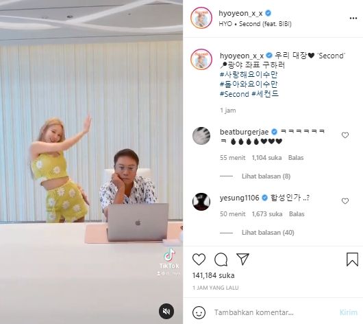 Hyoyeon dan Lee Soo Man (Instagram.com)