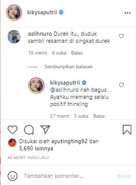 Kiky Saputri (Instagram.com)