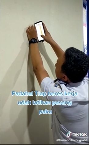 Suami curhat tak dipercaya istri renovasi rumah. (Tiktok/@firmanhilminugraha)