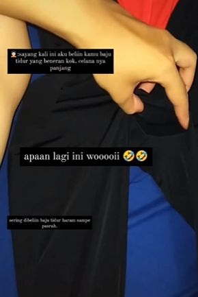 Penampakan lingerie versi celana. (Tiktok)