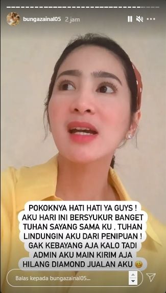 Bunga Zainal (Instagram.com)