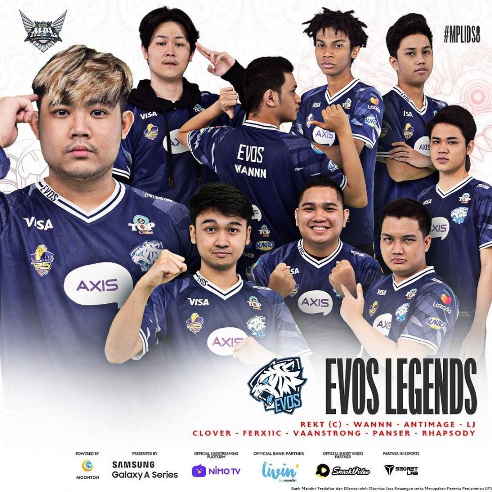 EVOS Legends. (instagram/MPL Indonesia)