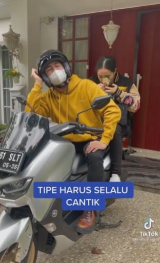 4 Tipe cara motoran pasutri menurut Raffi-Nagita, bikin ngakak. (TikTok)